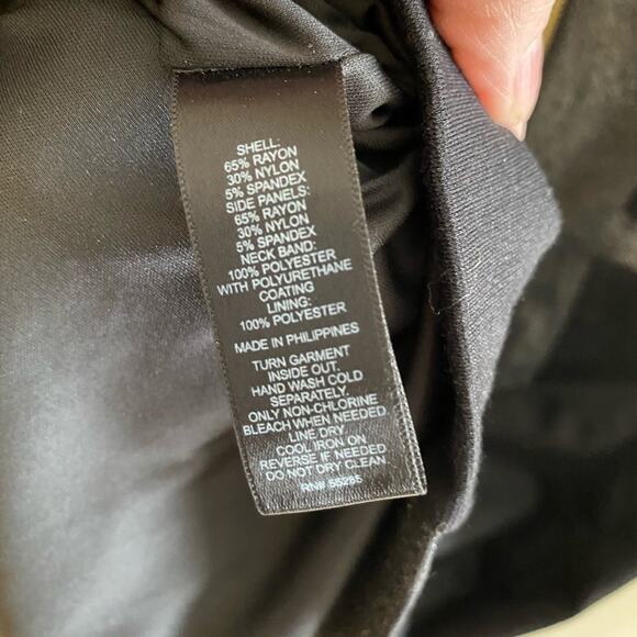 Express Black Silver Glitter Sleeveless Round Neck Short Sheath Dress Size 6 - Picture 5 of 5